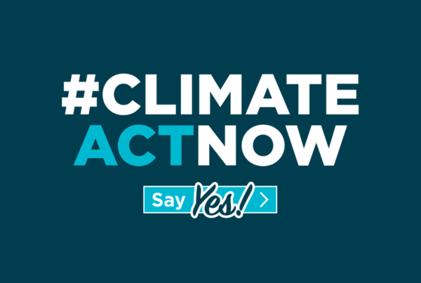 Image showing the #climateactnow hastag