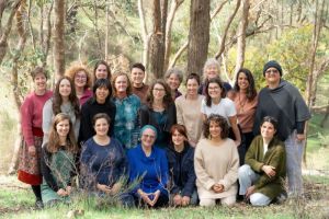Group of women in Australian bush