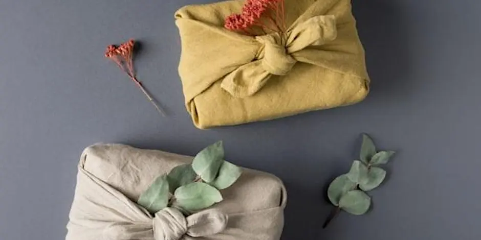 Photo of presents wrapped in cloth